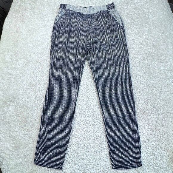 Cabi Strand Pant Lounge Pull On Navy Blue White - Picture 2 of 8